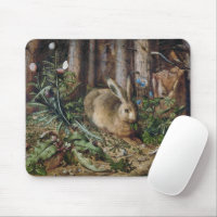 Vintage Hare Woodland Nature Dark Cottagecore
