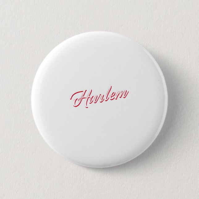 Vintage Harlem 6 Cm Round Badge (Front)