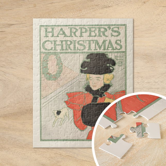 Vintage Harper’s Christmas 1896 Jigsaw Puzzle (Creator Uploaded)