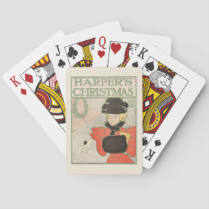 Vintage Harper’s Christmas 1896 Playing Cards