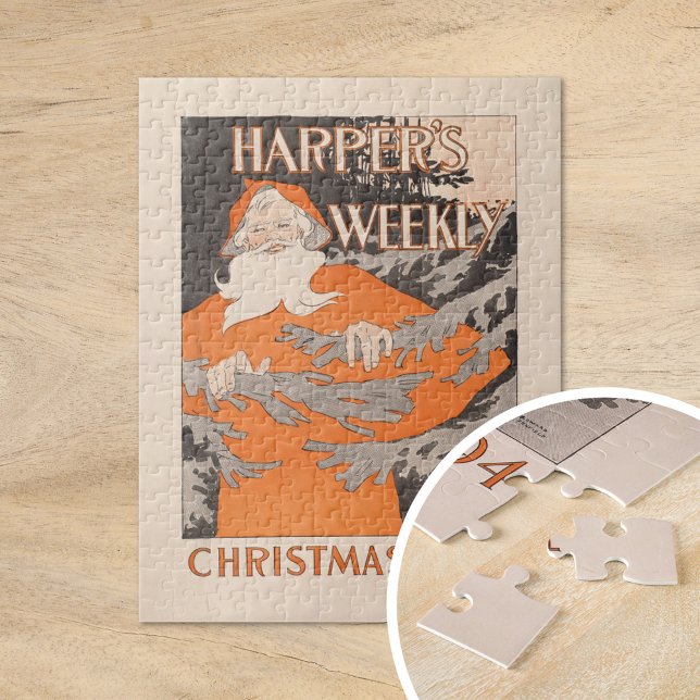 Vintage Harper’s Weekly Christmas 1894 Jigsaw Puzzle (Creator Uploaded)