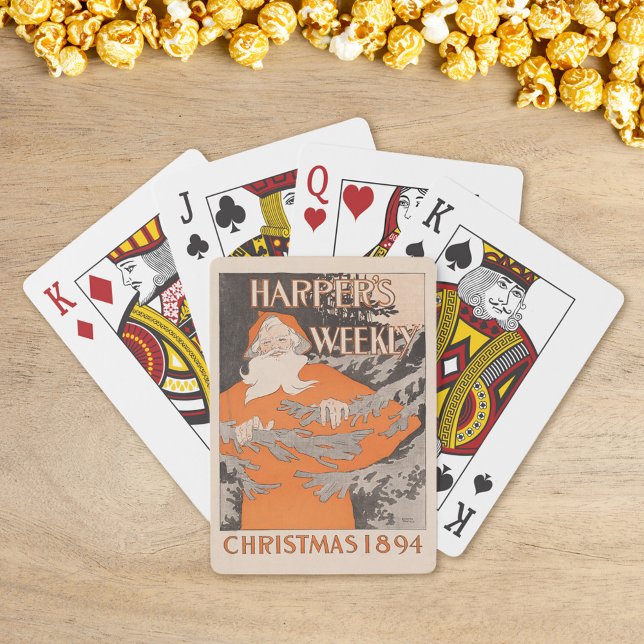 Vintage Harper’s Weekly Christmas 1894 Playing Cards (Creator Uploaded)