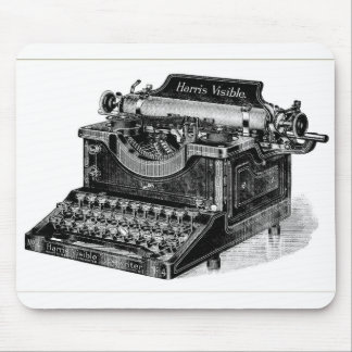 Vintage Harris Visible Typewriter Mouse Mat