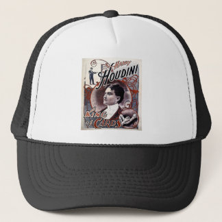 Vintage Harry Houdini King of Cards Advertisement Trucker Hat