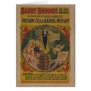Vintage Harry Houdini Poster