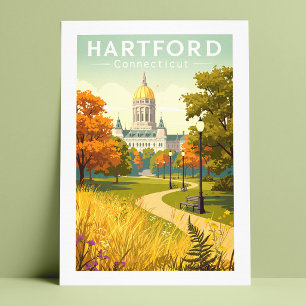 Vintage Hartford Connecticut Postcard