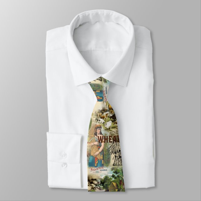 Vintage Harvest Tie (Tied)