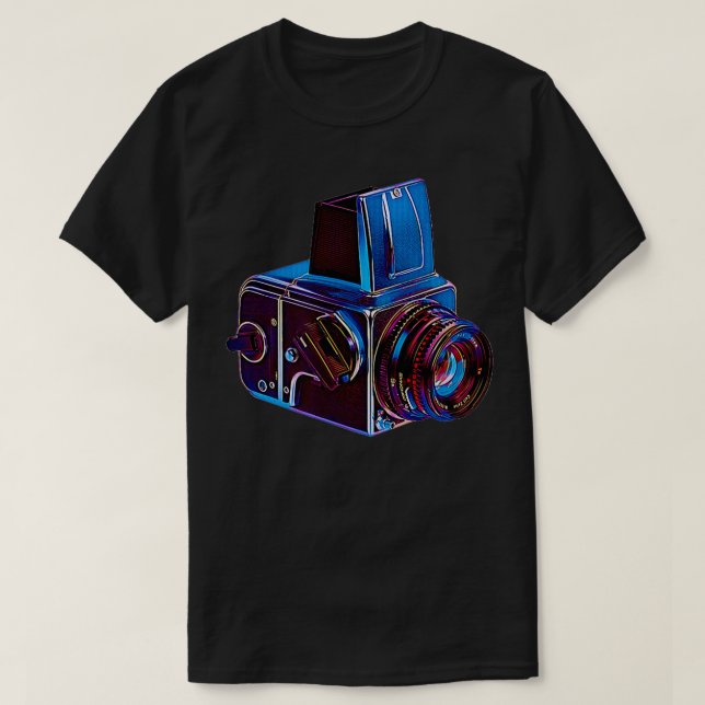 Vintage Hasselblad Style  Camera  T-Shirt (Design Front)
