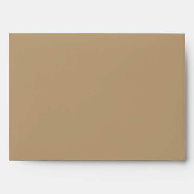 Vintage hat flag medal greeting card envelope (Front)