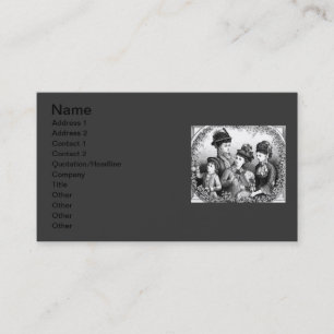 Vintage Hats Business Card