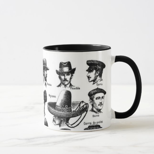 Vintage Hats Mug (Right)