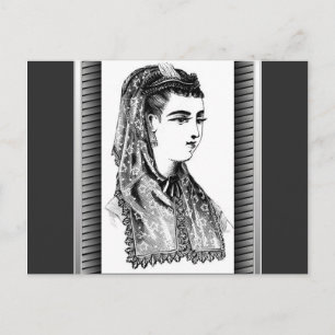 Vintage Hats Postcard