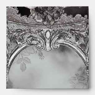 Vintage Haunted Halloween Costume Party Invitation Envelopes