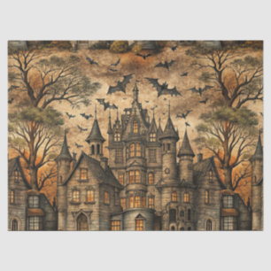 Vintage Haunted House (2) Tissue Paper