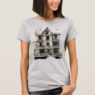 Vintage Haunted House Gothic Spooky T-Shirt