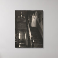Vintage Haunted House Paranormal Apparition