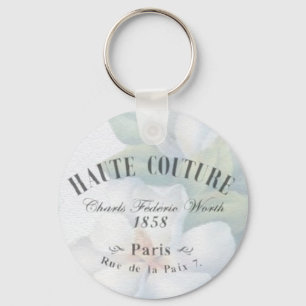 Vintage Haute Couture Fashion Design Key Ring