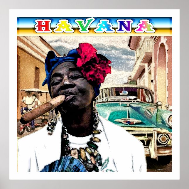 Vintage Havana Cuba Poster (Front)