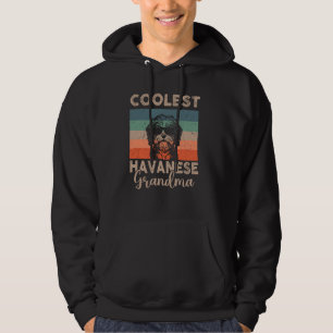 Vintage Havanese Coolest Grandma Gifts for Women F Hoodie