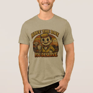 Vintage “Have The Day You Deserve” Dark Humour Tee