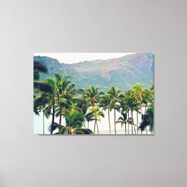 Vintage Hawaii Canvas Print (Front)