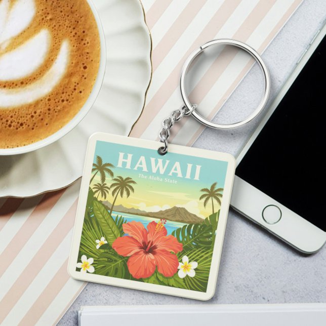 Vintage Hawaii Key Ring (Creator Uploaded)