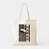 Vintage Hawaii Paragliding Skydiving Tote Bag (Back)