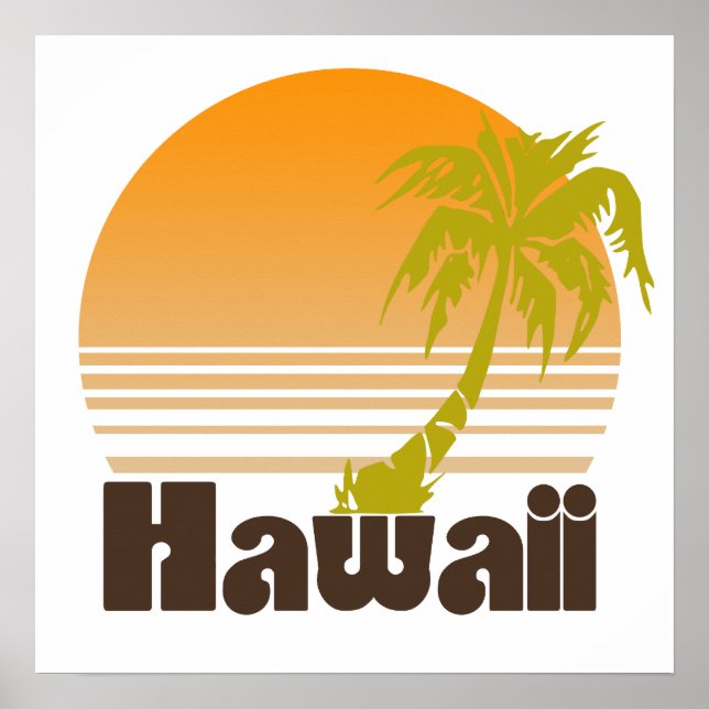 Vintage Hawaii Poster (Front)