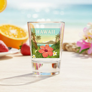 Vintage Hawaii Shot Glass