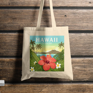 Vintage Hawaii Tote Bag