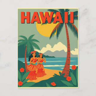 Vintage Hawaii Travel Postcard
