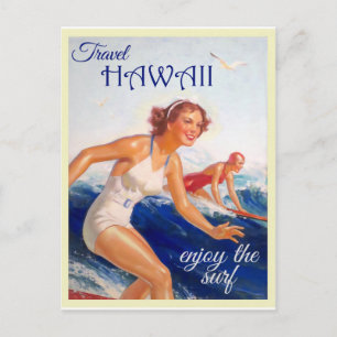Vintage Hawaii Travel Postcard