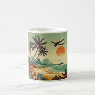 Vintage Hawaii/Tropical Coffee Mug