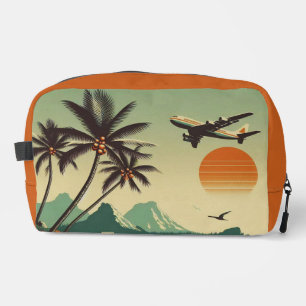 Vintage Hawaii/Tropical Dopp Kit