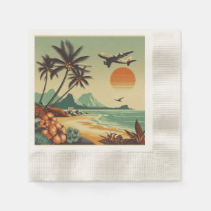 Vintage Hawaii/Tropical Napkin