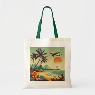 Vintage Hawaii/Tropical  Tote Bag