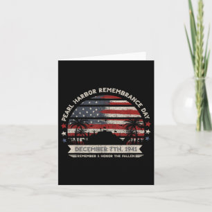 Vintage Hawaii Usa Flag Tee, Pearl Harbour Card