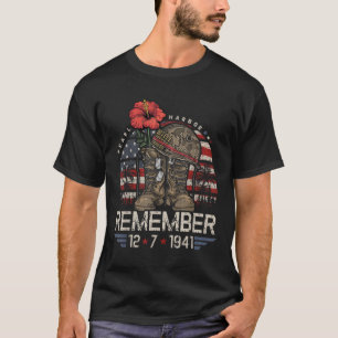 Vintage Hawaii Usa Flag Tee, Pearl Harbour T-Shirt