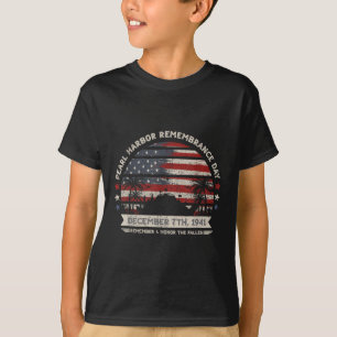 Vintage Hawaii Usa Flag Tee, Pearl Harbour T-Shirt