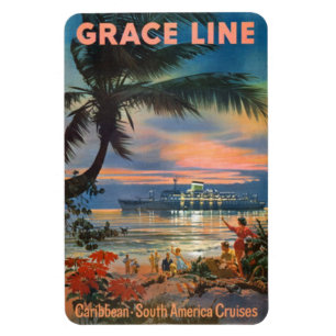 Vintage Hawaii, USA - Magnet
