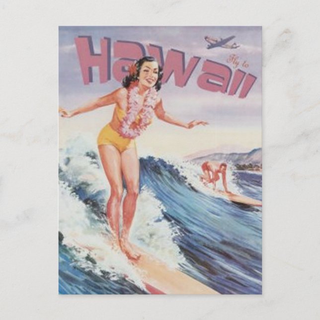 Vintage Hawaii, USA - Postcard (Front)