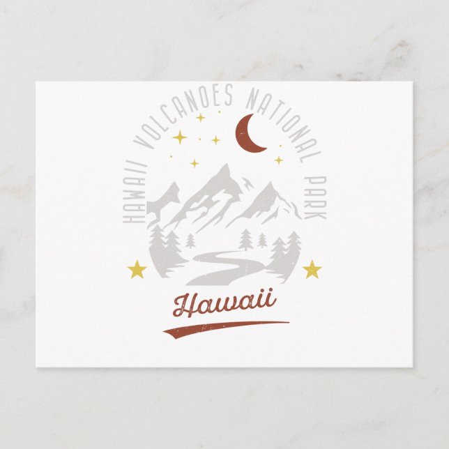 Vintage Hawaii Volcanoes National Park Hawaii Postcard (Front)