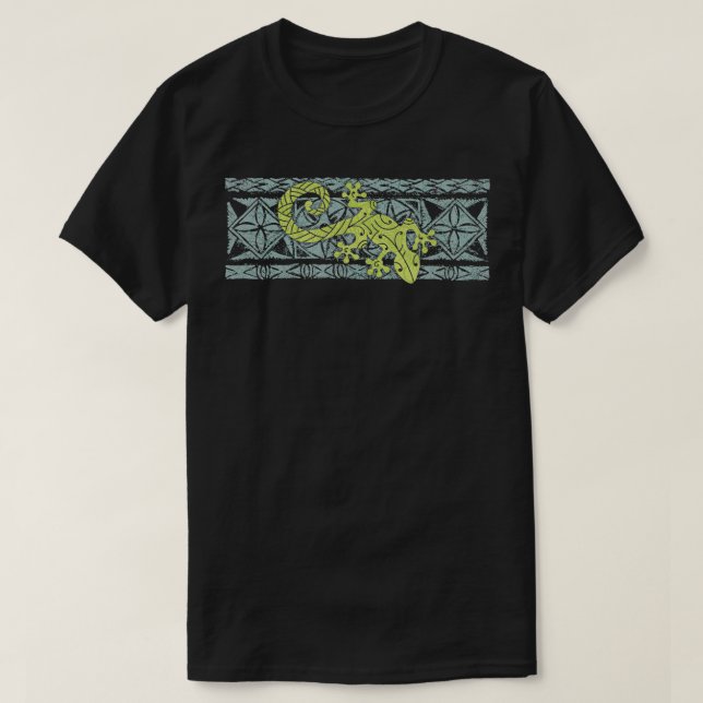 Vintage Hawaiian Gecko  T-Shirt (Design Front)