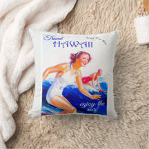 Vintage Hawaiian Trave Enjoy The Surf