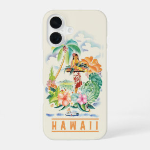 Vintage Hawaiian Travel Poster Phone Case