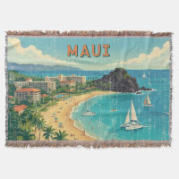 Vintage Hawaiian Travel Posters - Maui