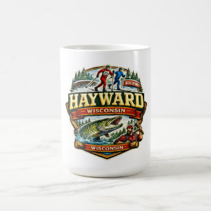 Vintage Hayward Wisconsin Birkebeiner Skiing Coffee Mug
