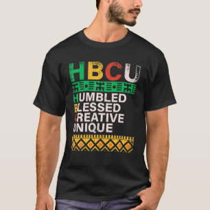 Vintage HBCU Humbled Blessed Creative Unique! T-Shirt