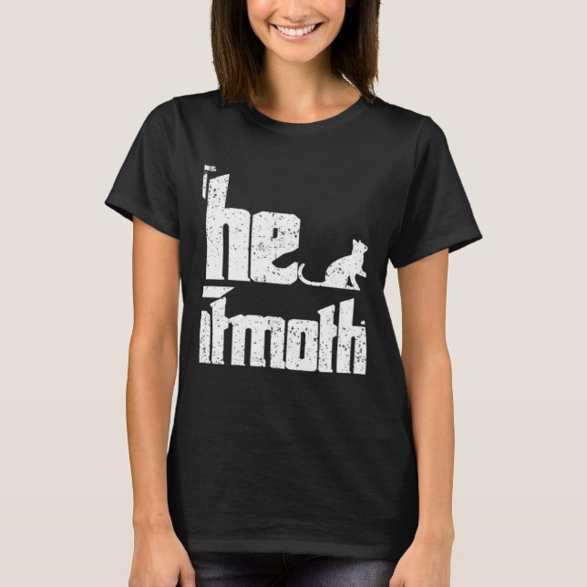 Vintage He Cat Mother T-Shirt (Front)