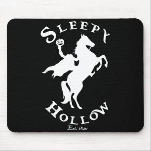 Vintage HeadlessHorseman Halloween Sleepy Hollow Mouse Mat